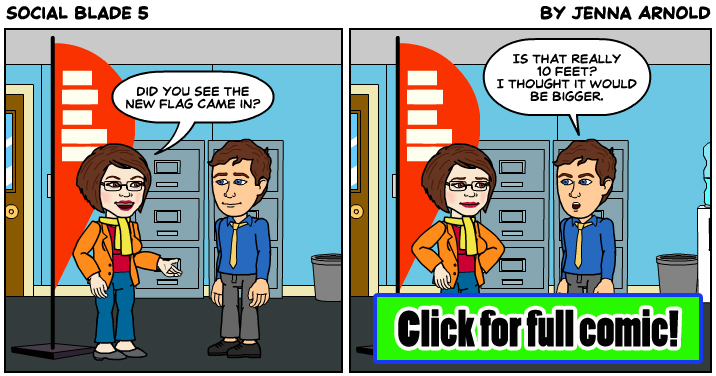 Comic Strip 5 - Social Blade